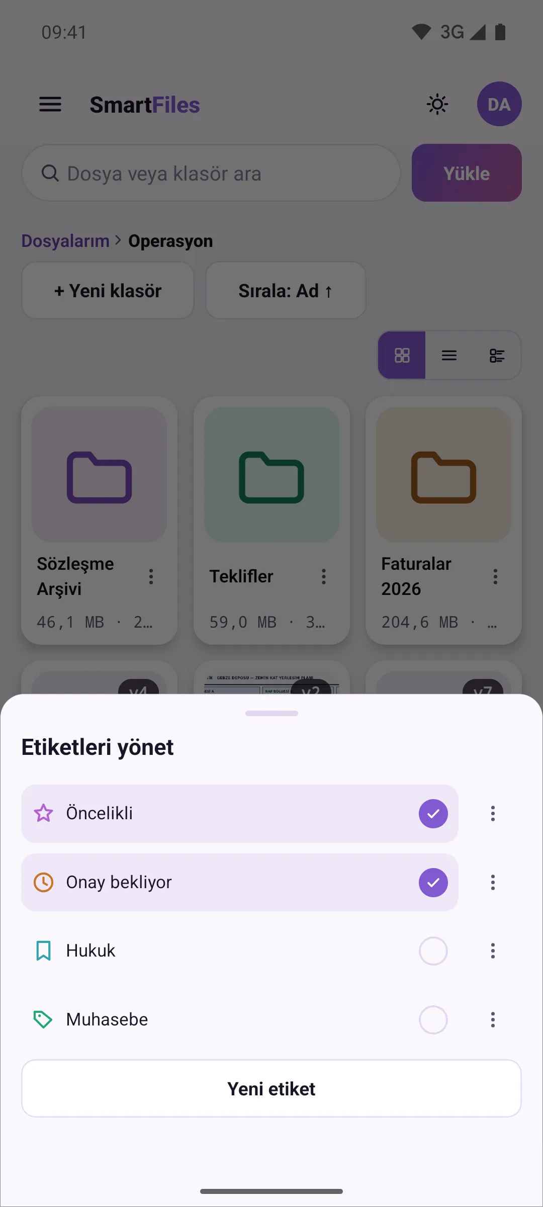 Label selector