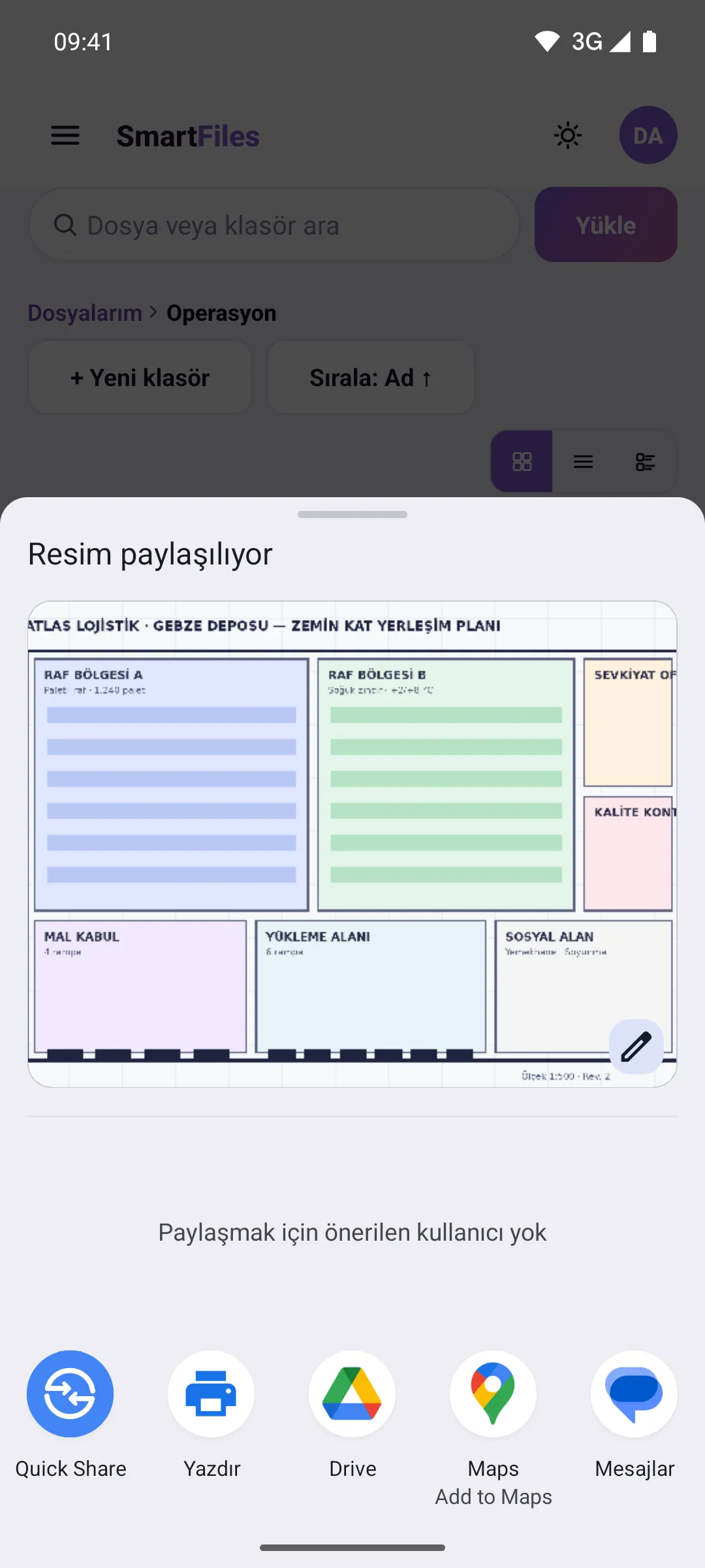 Phone sharing page