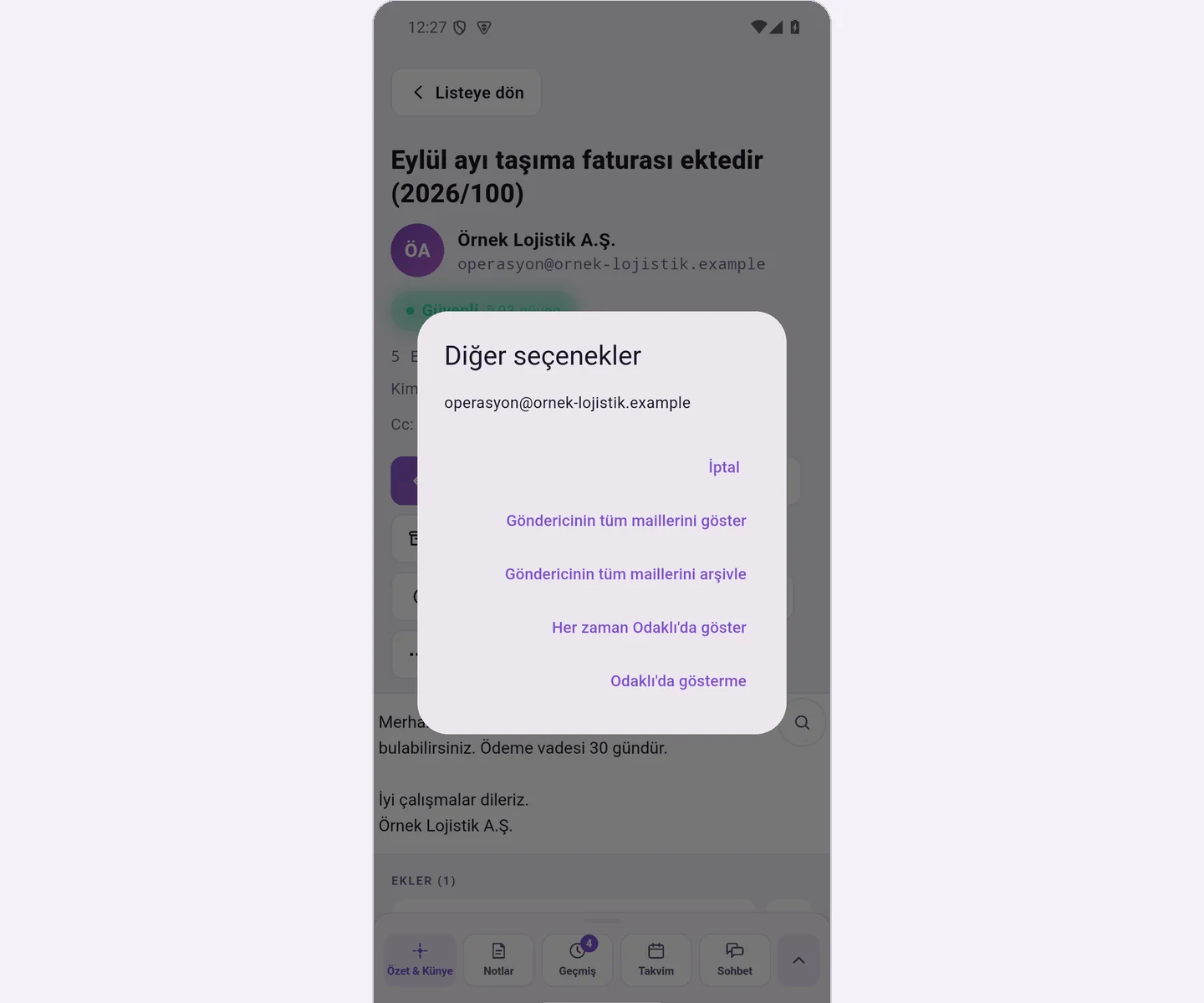 More options menu on the reading screen: Always show in Focused and Don't show in Focused