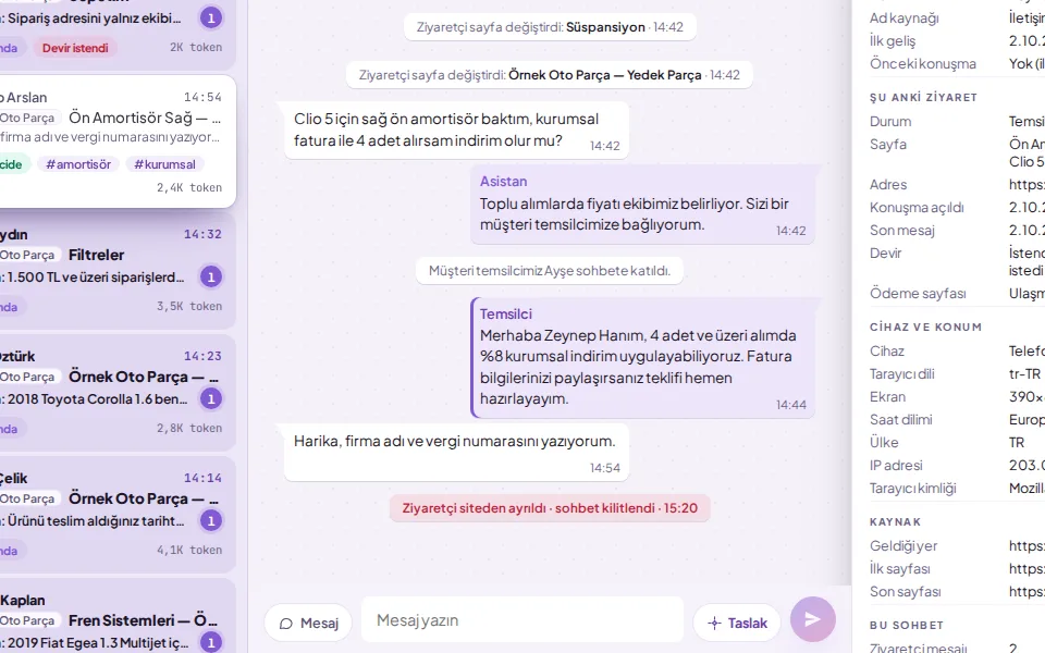 Using canned responses (with demo data)