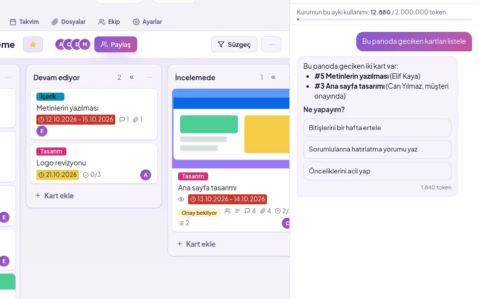 demo screen (with demo data)