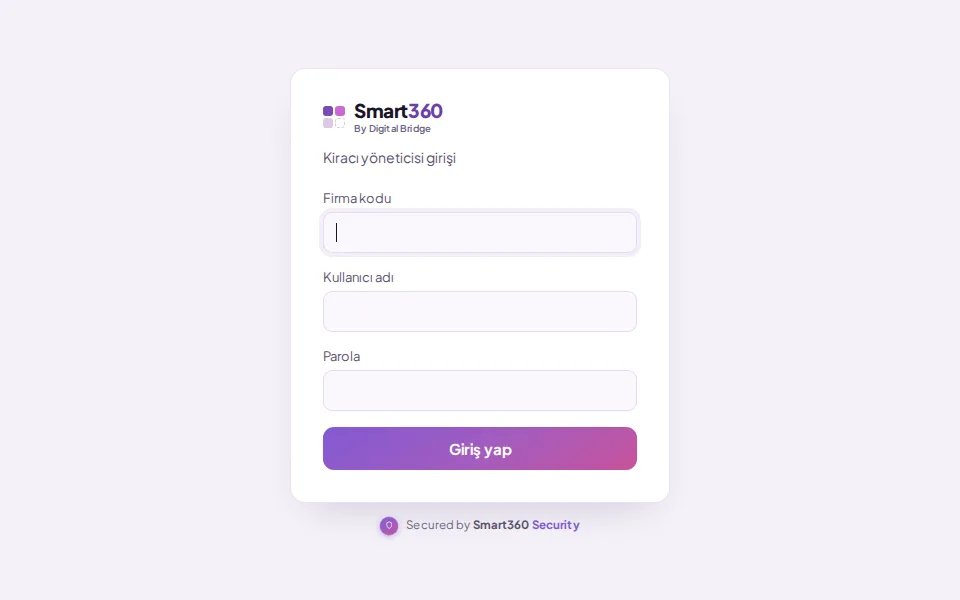 Sign-in screen: Company code, Username and Password fields and the DBLinx Security strip (shown with demo data)