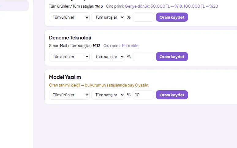 Rate form (with demo data)