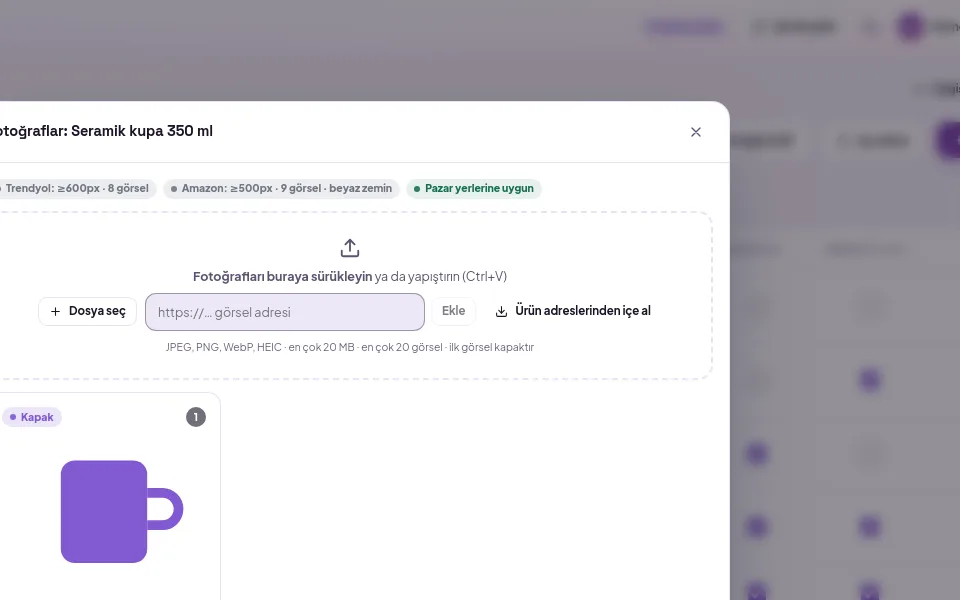 demo ekranı (demo verisiyle)